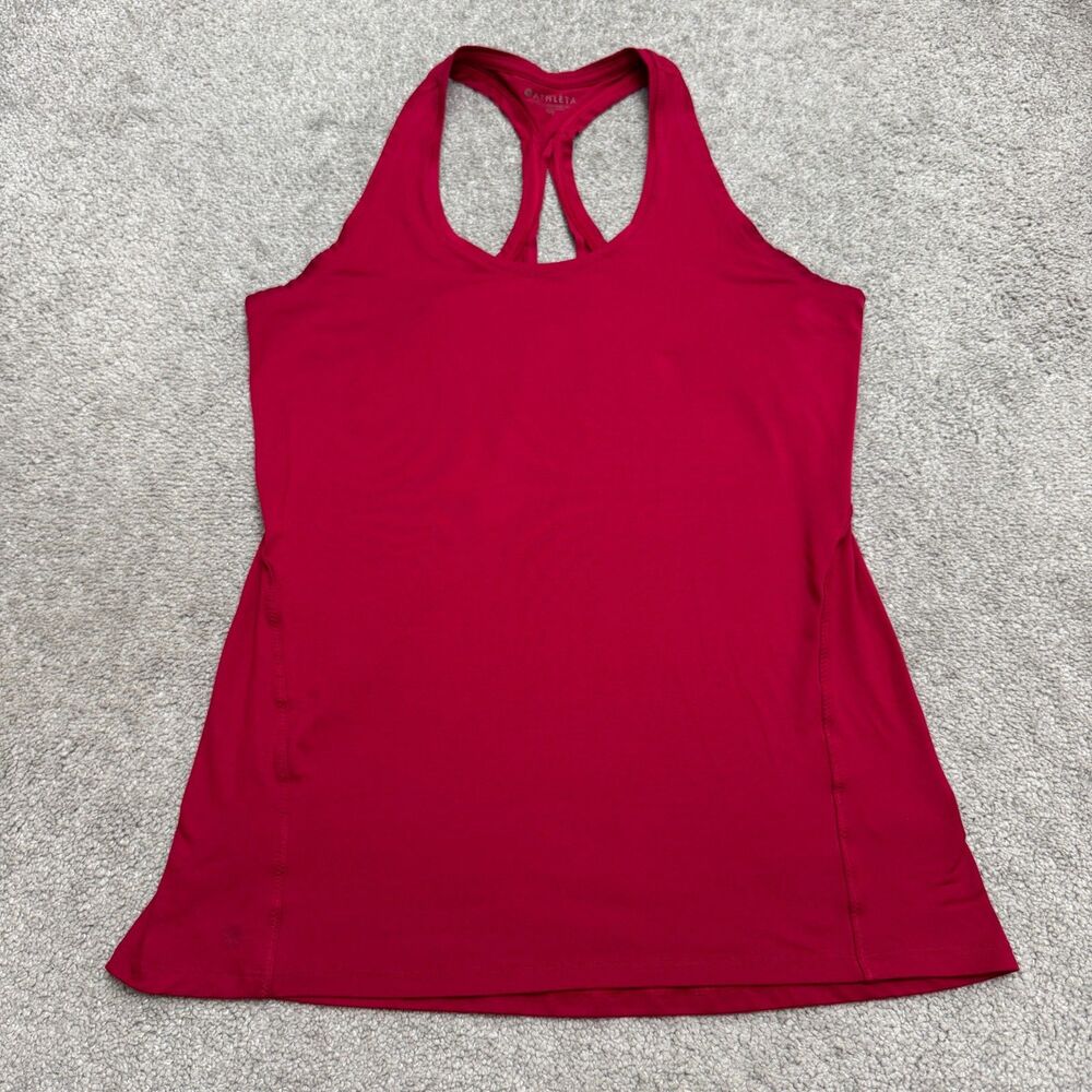 Athleta Limitless Keyhole Racerback Active Tank Top Womens MT Medium Tall Pink
